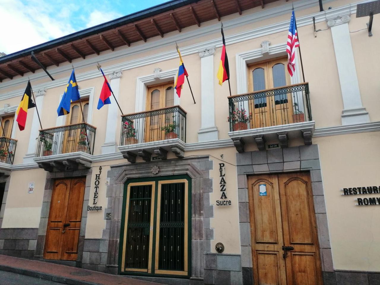 Hotel Boutique Plaza Sucre Quito Buitenkant foto